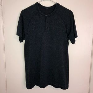 Men’s Metal Vent Short Sleeve Henley
